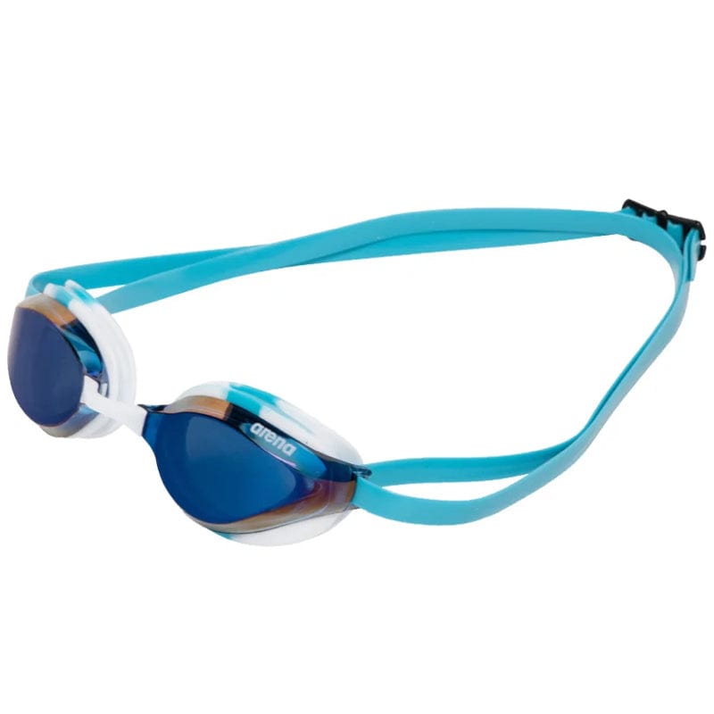 Arena - Python Mirror Goggles - Blue Mirror/White/Sky