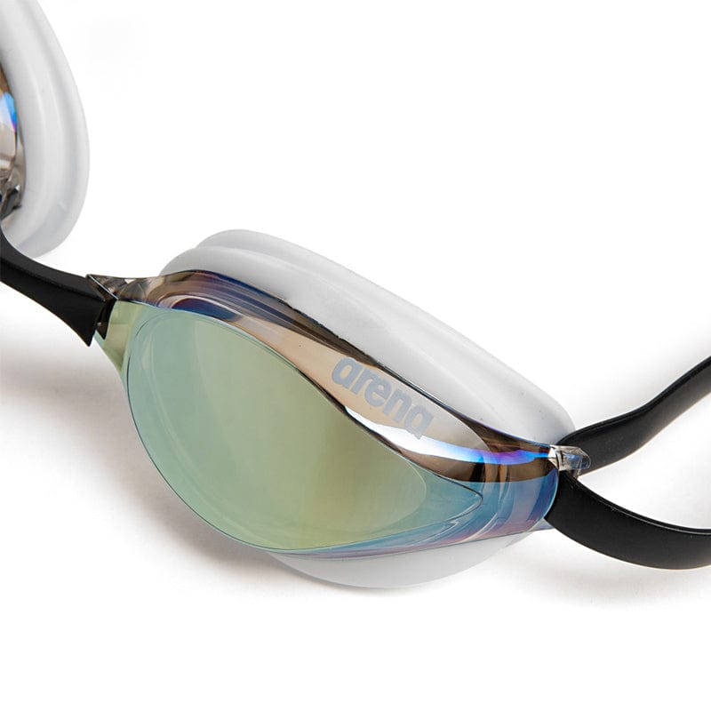 Arena - Python Mirror Goggles - Gold/White/Black