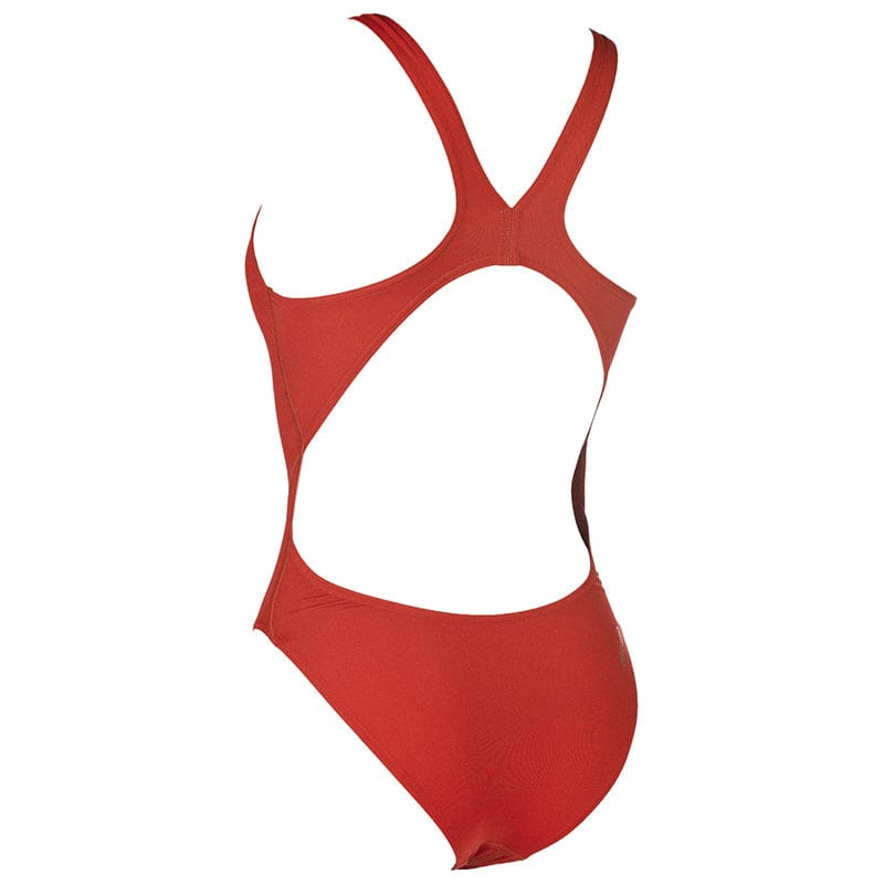 Arena - Solid Swim Tech Back Ladies Swimsuit - Red/White