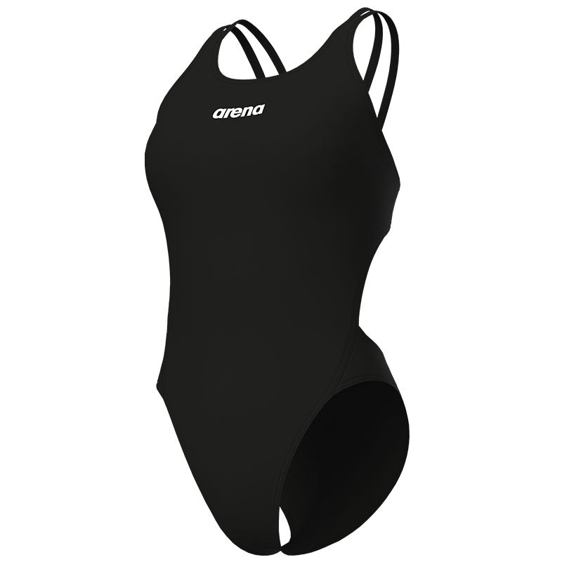 Arena - Solid Swim Tech Multi Back Ladies Swimsuit - Black-White
