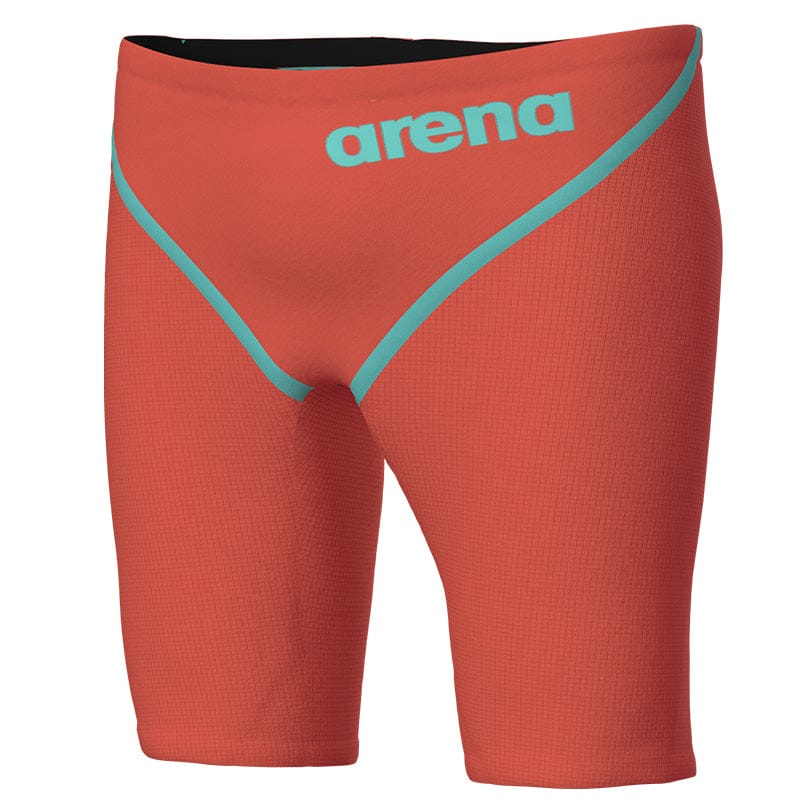 Arena - Sunset Coral Limited Edition Men's Powerskin Carbon Glide Jammer – Red/Coral