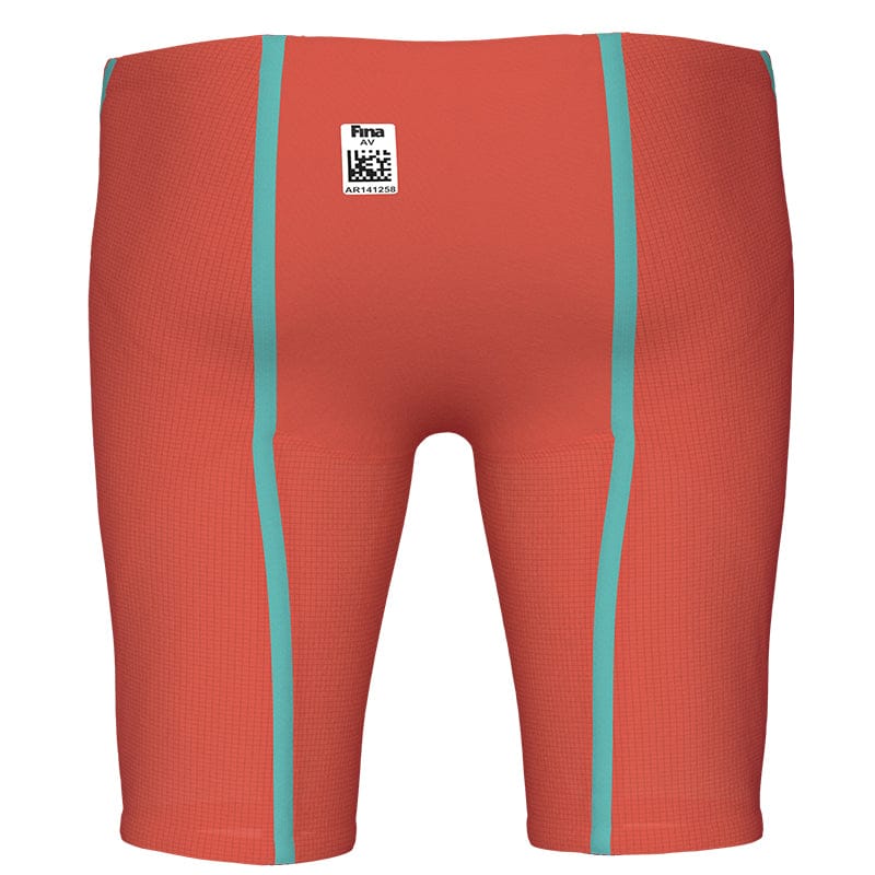 Arena - Sunset Coral Limited Edition Men's Powerskin Carbon Glide Jammer – Red/Coral