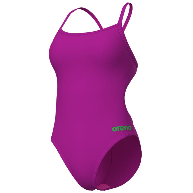 Arena - Team Challenge Back Ladies Swimsuit - Fuchsia/Green