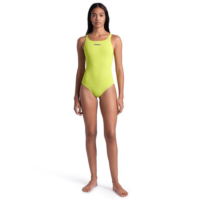 Arena - Team Solid Pro Back Ladies Swimsuit - Soft Green