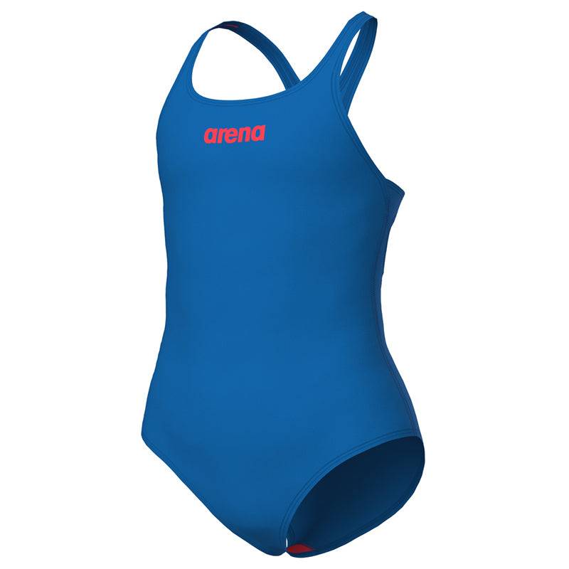 Arena - Team Swim Pro Back Girls’ Swimsuit - Blue River