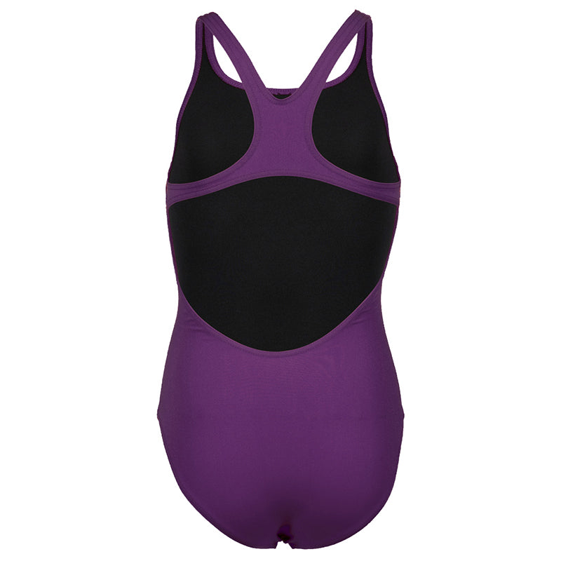 Arena - Team Swim Pro Back Girls’ Swimsuit - Plum-White