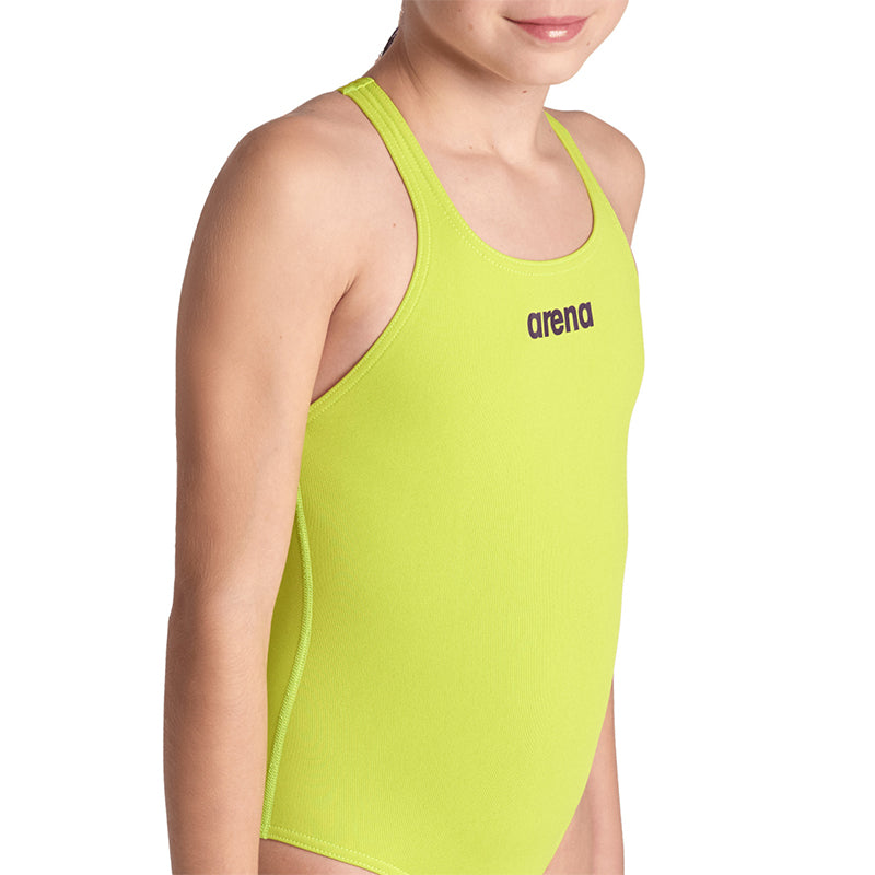 Arena - Team Swim Pro Back Girls’ Swimsuit - Soft Green