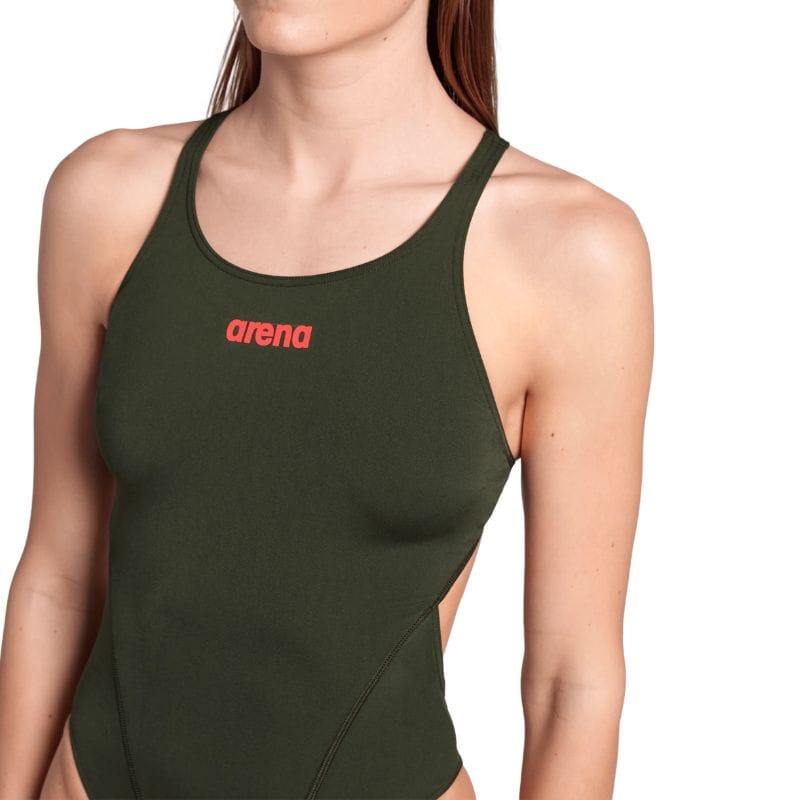 Arena - Team Swim Tech Back Ladies Swimsuit - Dark Sage