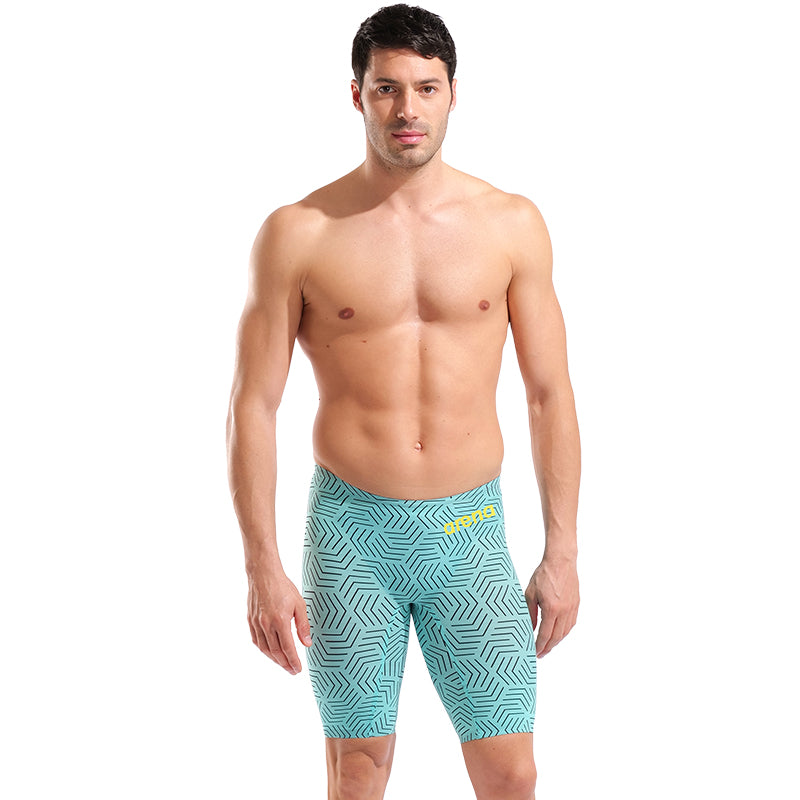 Arena - Water Maze Limited Edition Men's Powerskin Carbon Air2 Jammer – Water Multi/Black