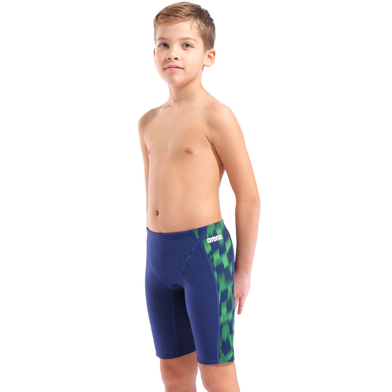 Arena - Wave Boy's Swim Jammer - Navy/Team Blue-Green