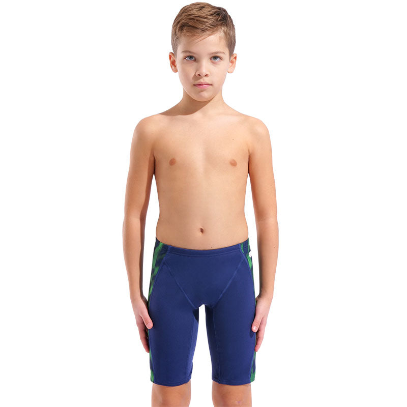 Arena - Wave Boy's Swim Jammer - Navy/Team Blue-Green