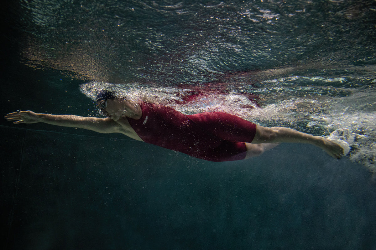 Arena - Women’s Powerskin ST Next Open Back - Deep Red