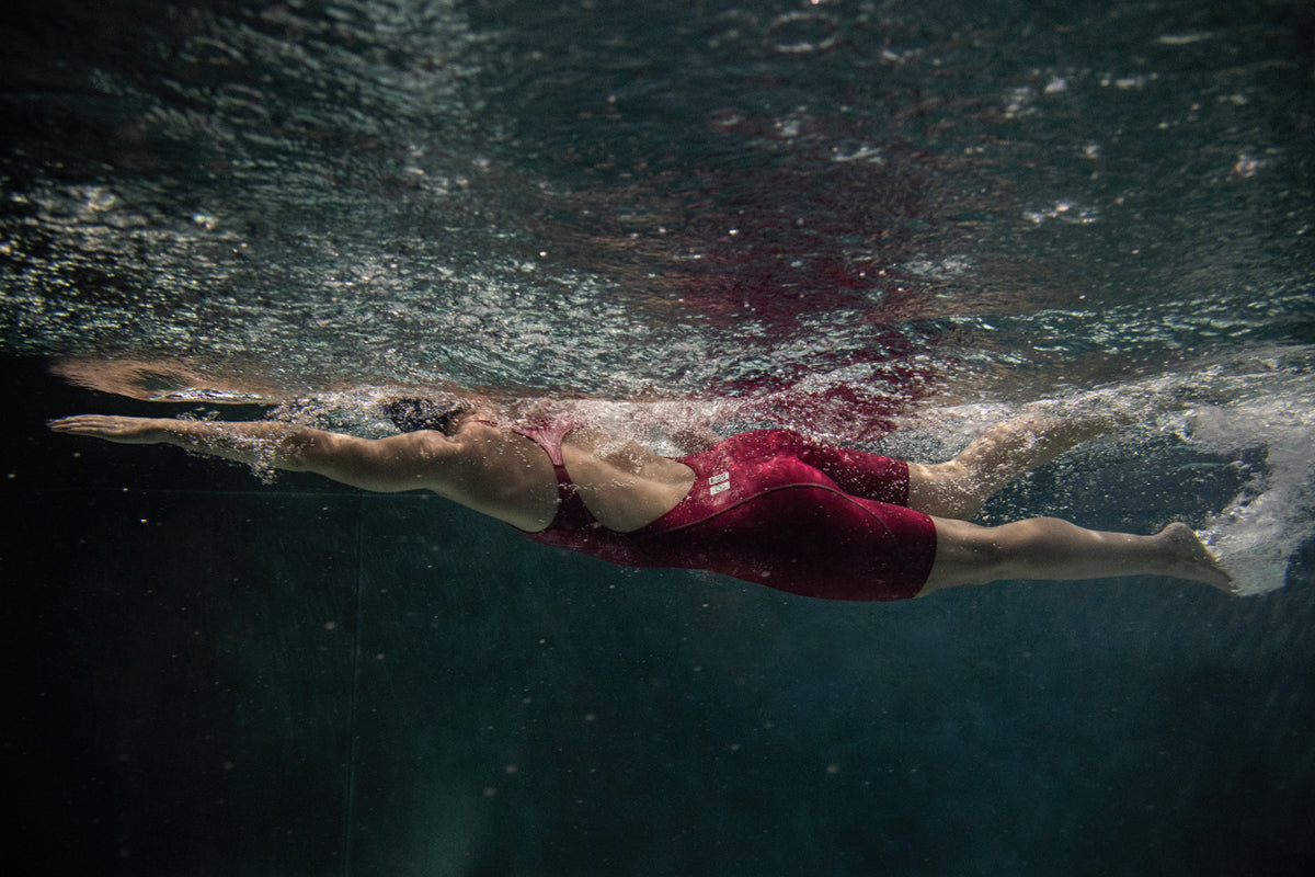 Arena - Women’s Powerskin ST Next Open Back - Deep Red