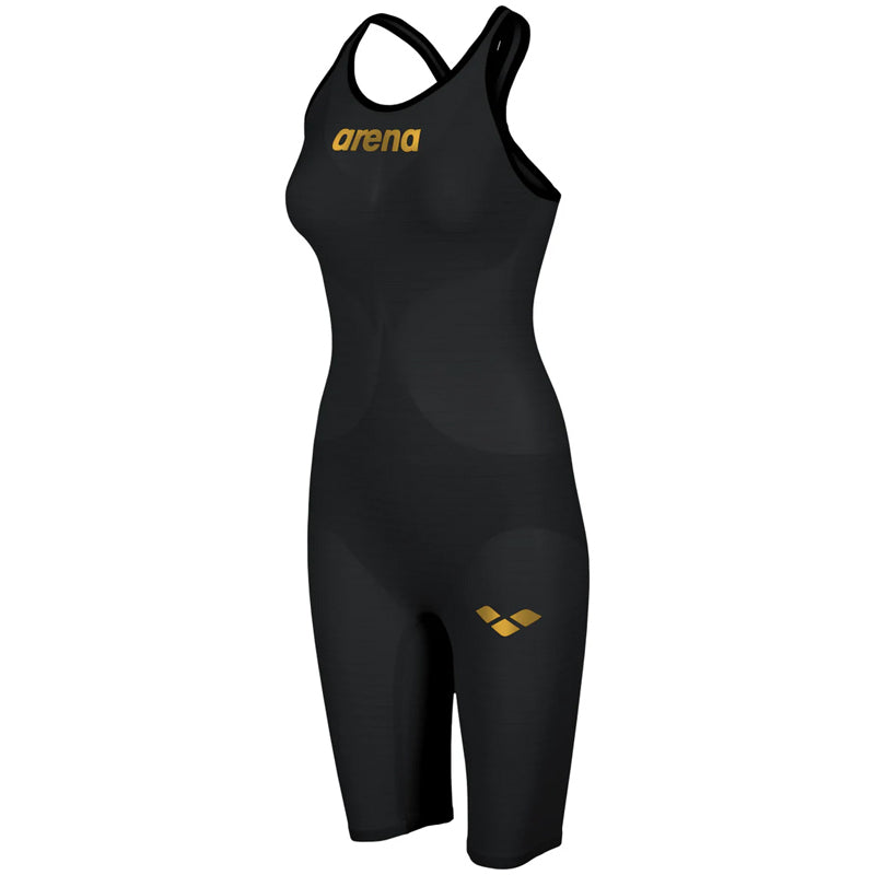 Arena - Women's Powerskin Carbon-AIR² Closed Back - Black/Black/Gold