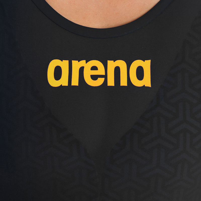 Arena - Women's Powerskin Carbon-Glide Closed Back Tech Suit - Black/Gold