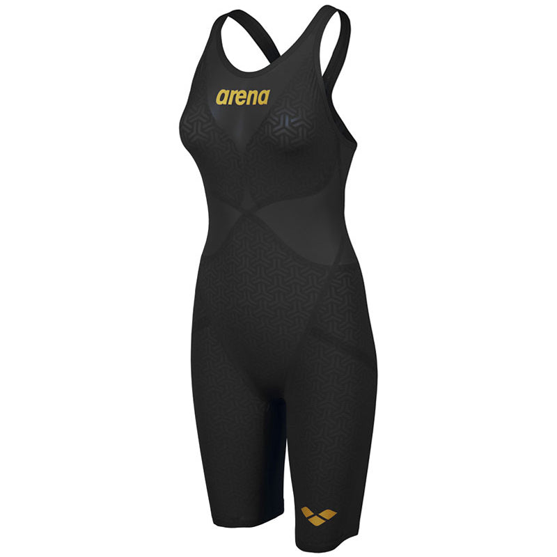 Arena - Women's Powerskin Carbon-Glide Closed Back Tech Suit - Black/Gold