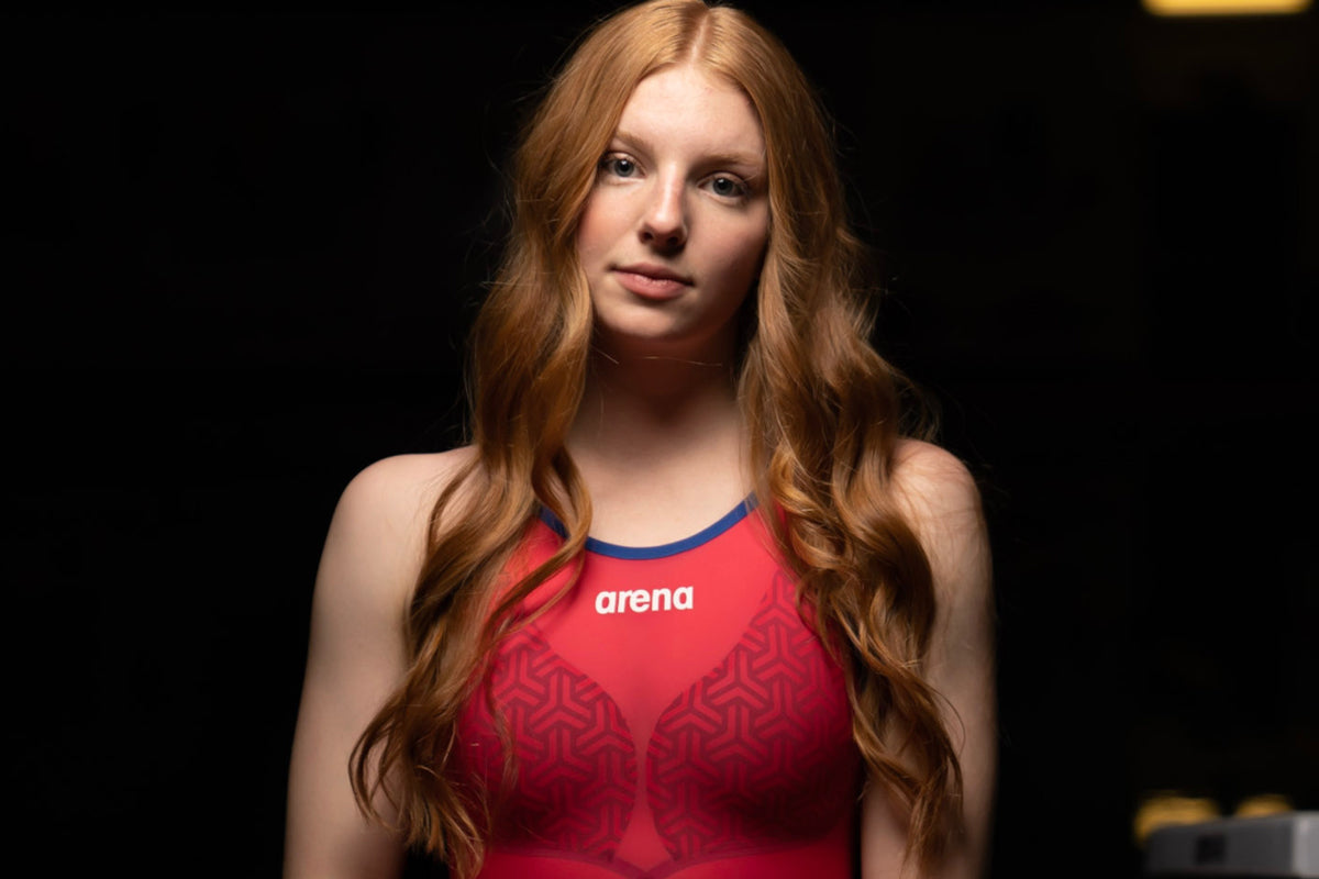 Arena - Women's Powerskin Carbon-Glide Open Back Tech Suit - Raspberry Red