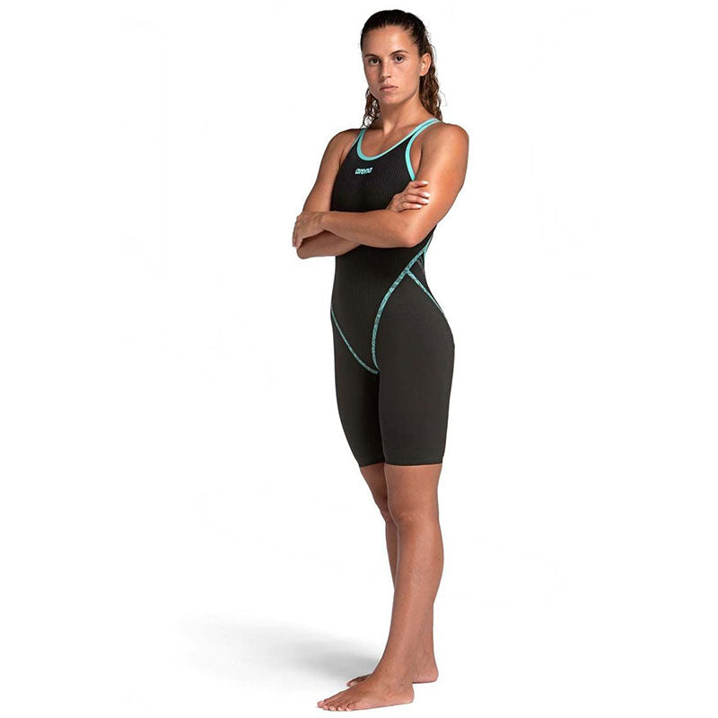 Arena - Women's Powerskin Primo Open Back – Black/Teal