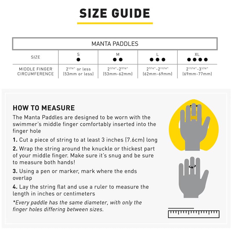 FINIS - Manta Strapless Technique Paddles