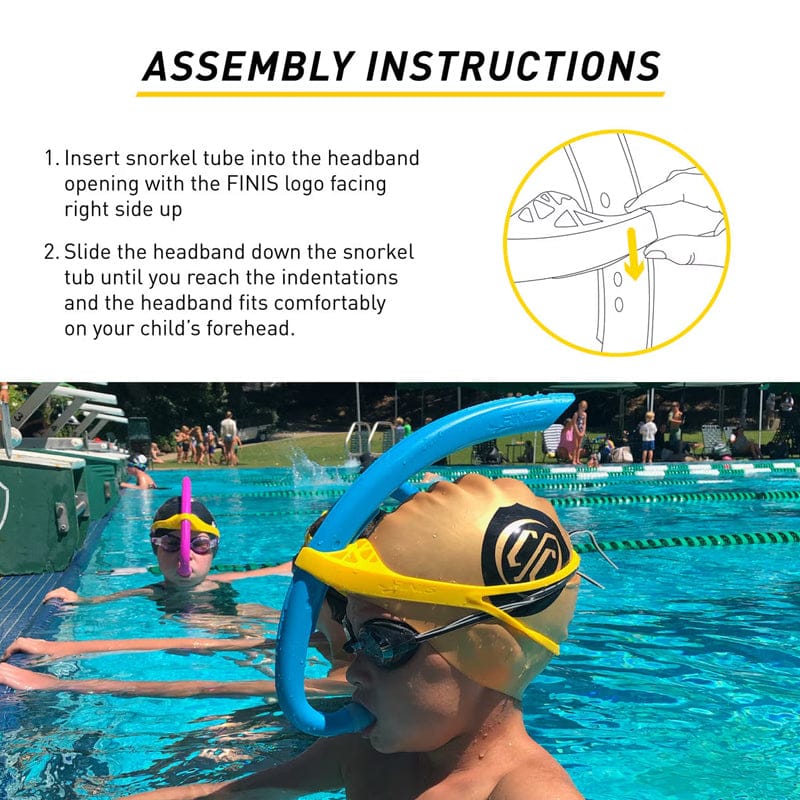 FINIS - Stability Junior Snorkel - Ocean Blue