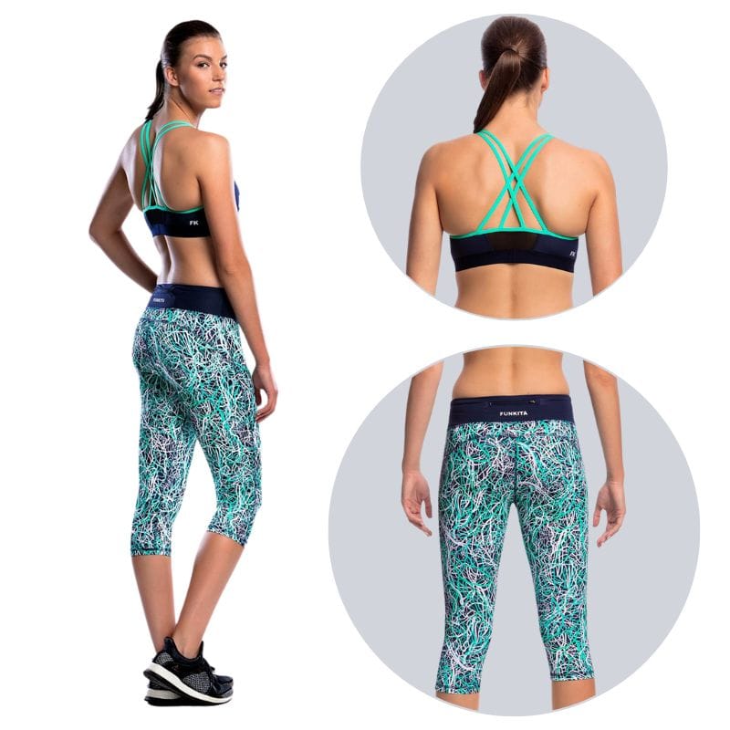 Funkita - A Bit Vane Bondage Crop Top & So Vane Rapid Racer Tight