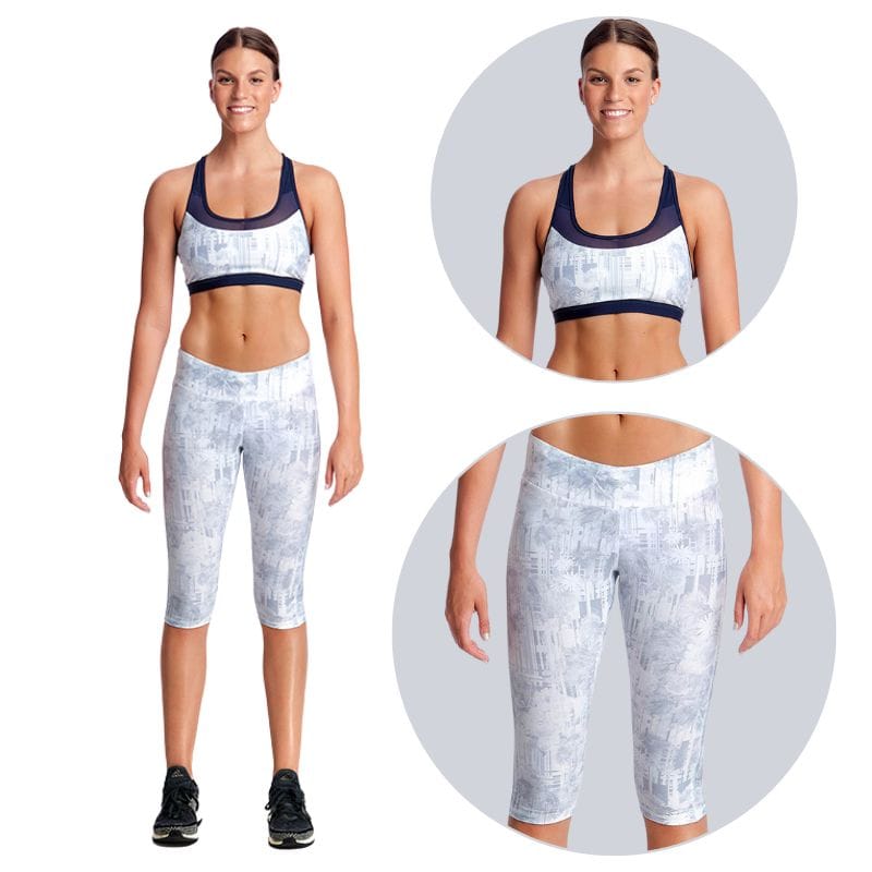 Funkita - Alba Mist - Racerback Crop Top & Rapid Racer Tight