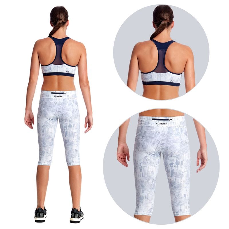 Funkita - Alba Mist - Racerback Crop Top & Rapid Racer Tight