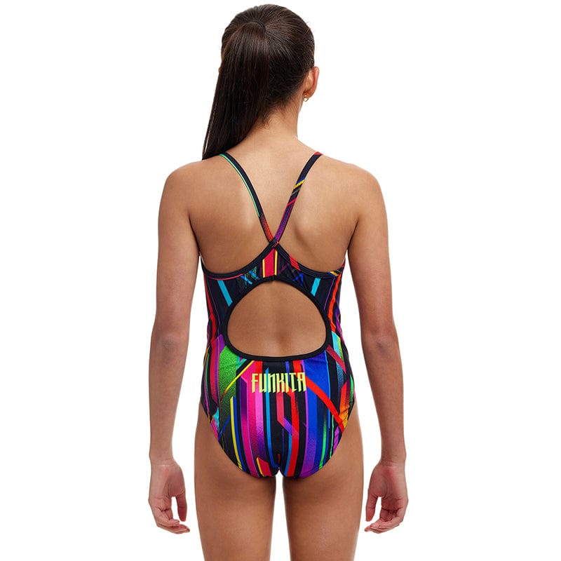 Funkita - Baby Beamer - Girls Eco Diamond Back One Piece