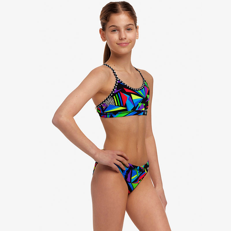 Funkita - Beat It - Girls Racerback Two Piece