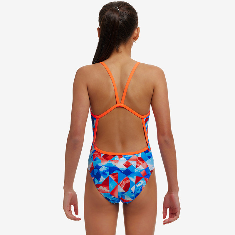 Funkita - Big Swell - Girls Eco Single Strap One Piece