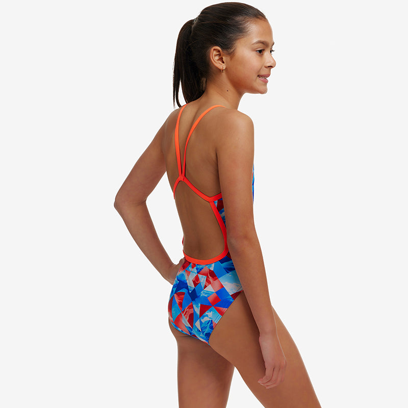Funkita - Big Swell - Girls Eco Single Strap One Piece