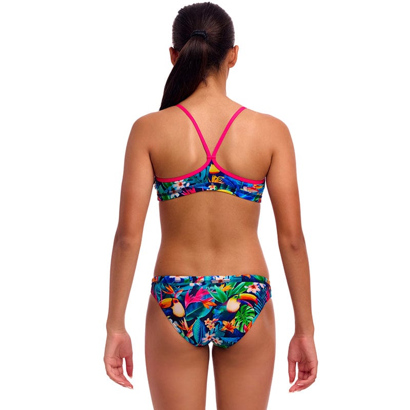 Funkita - Birdie Wordie - Girls Eco Racerback Two Piece
