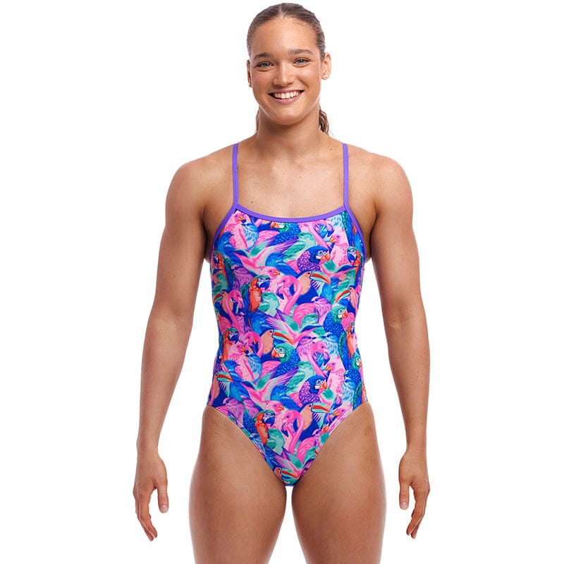 Funkita - Birds Gone Wild - Ladies Eco Single Strap One Piece