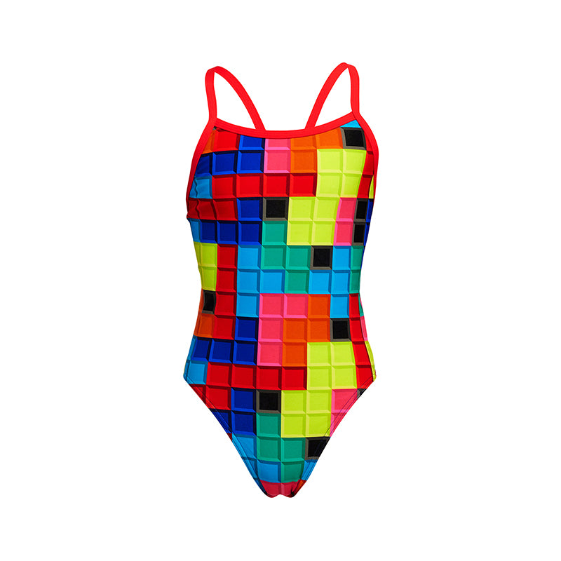 Funkita - Blocked - Girls Single Strap One Piece