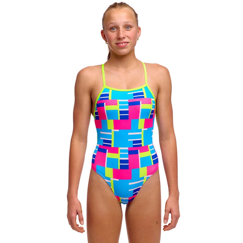 Funkita - Blok Tok - Girls Eco Tie Me Tight One Piece