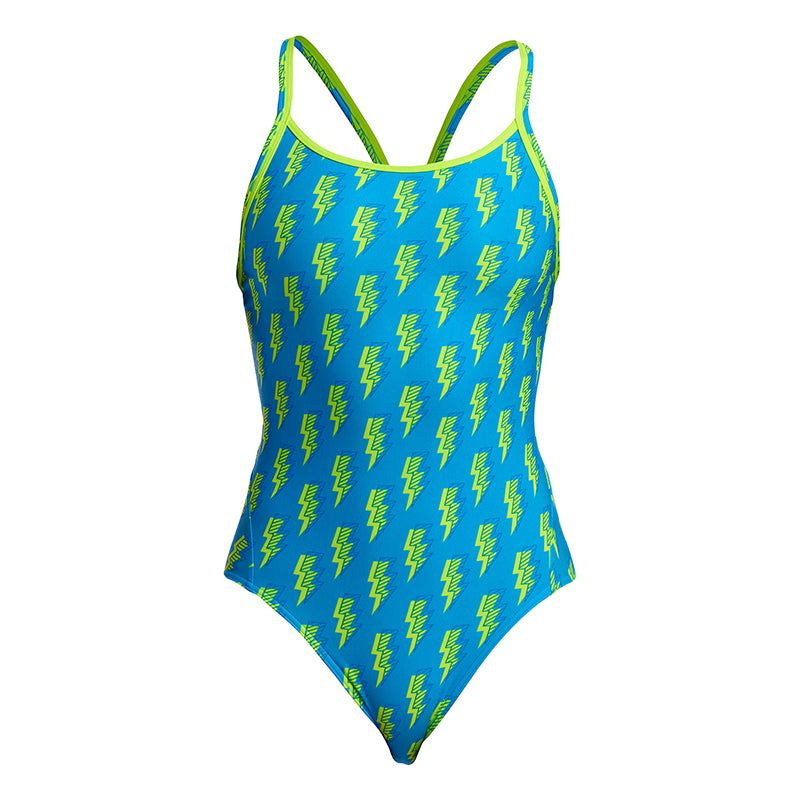 Funkita - Bolted - Ladies Eco Diamond Back One Piece