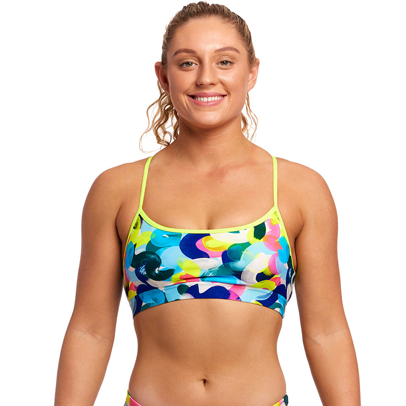Funkita - Brush It Off - Ladies Swim Crop Top