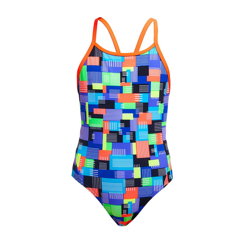 Funkita - Chip Set - Girls Eco Diamond Back One Piece