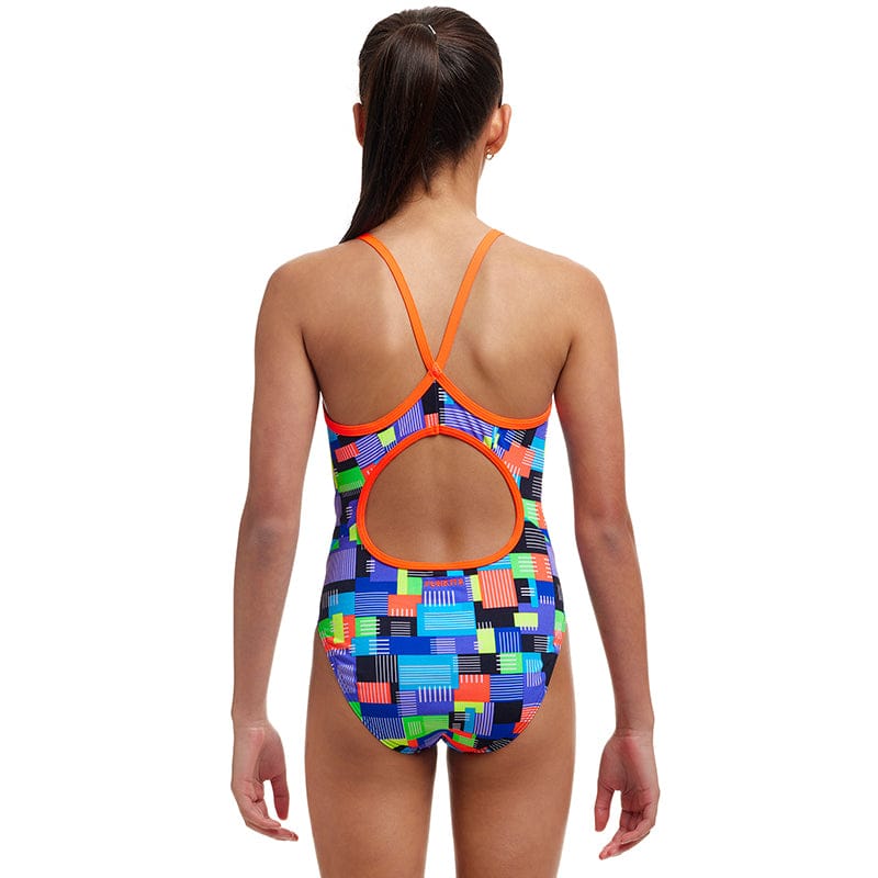 Funkita - Chip Set - Girls Eco Diamond Back One Piece