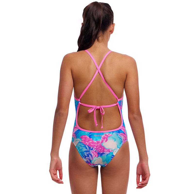 Funkita - Cloud Street - Girls Eco Tie Me Tight One Piece