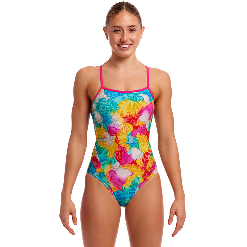 Funkita - Cloudy Colours - Ladies Eco Single Strap One Piece
