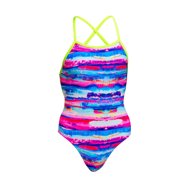 Funkita - Colour Cutaway - Girls Eco Strapped In One Piece
