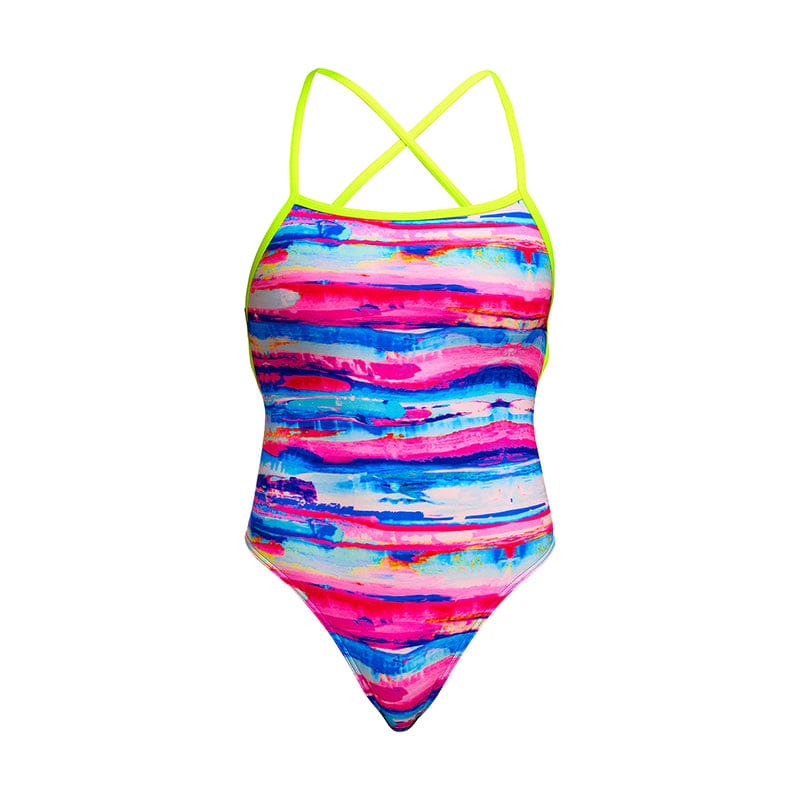 Funkita - Colour Cutaway - Ladies Eco Strapped In One Piece