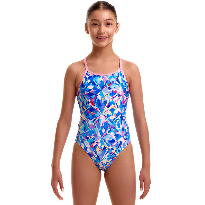 Funkita - Crystal Mess - Girls Eco Diamond Back One Piece