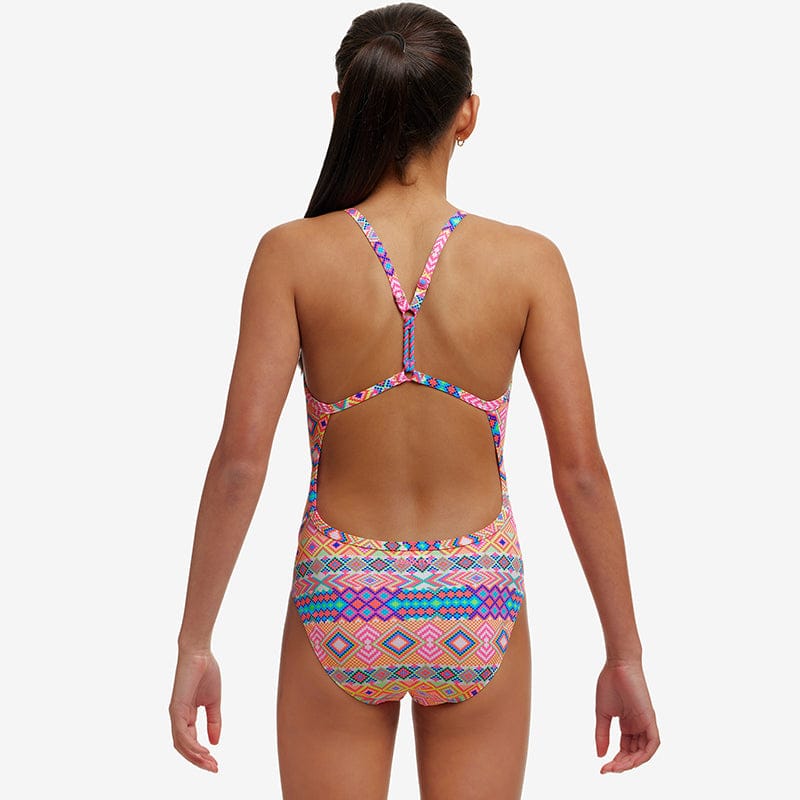 Funkita - Devil In Detail - Girls Eco Twisted One Piece