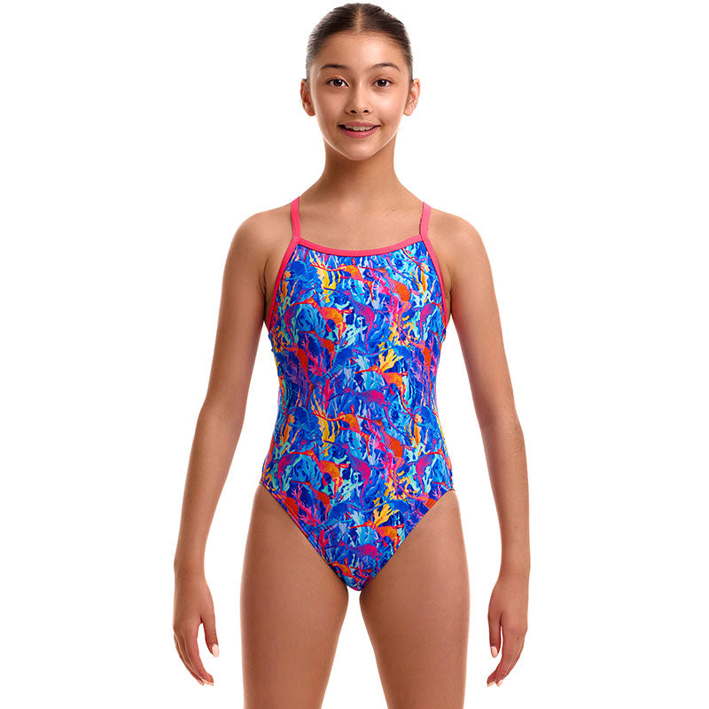 Funkita - Dragons Den - Girls Eco Single Strap One Piece