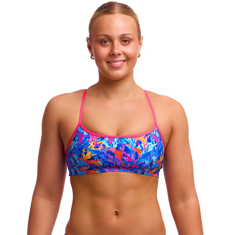 Funkita - Dragons Den - Ladies Eco Swim Crop Top