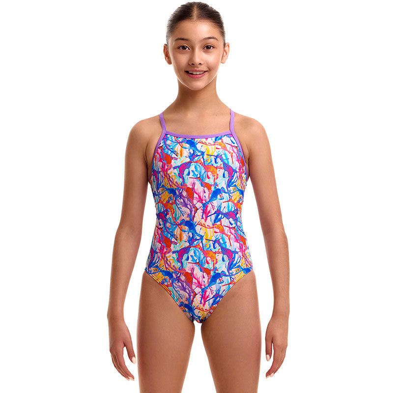 Funkita - Dreamy Weedy - Girls Eco Tie Me Tight One Piece