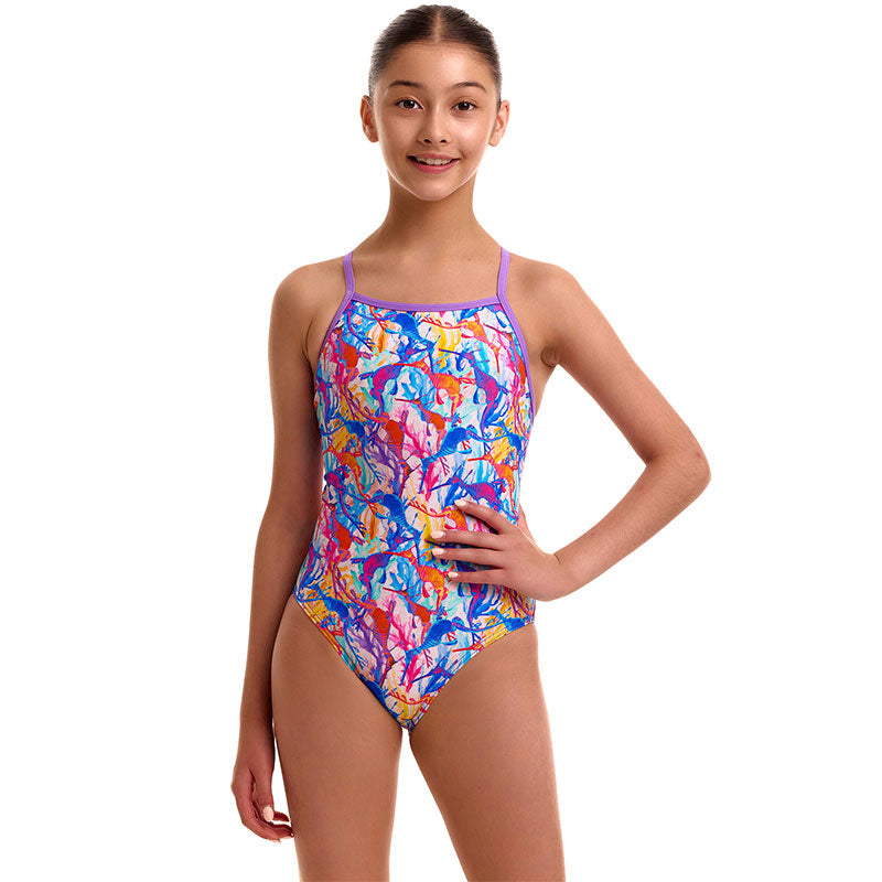 Funkita - Dreamy Weedy - Girls Eco Tie Me Tight One Piece
