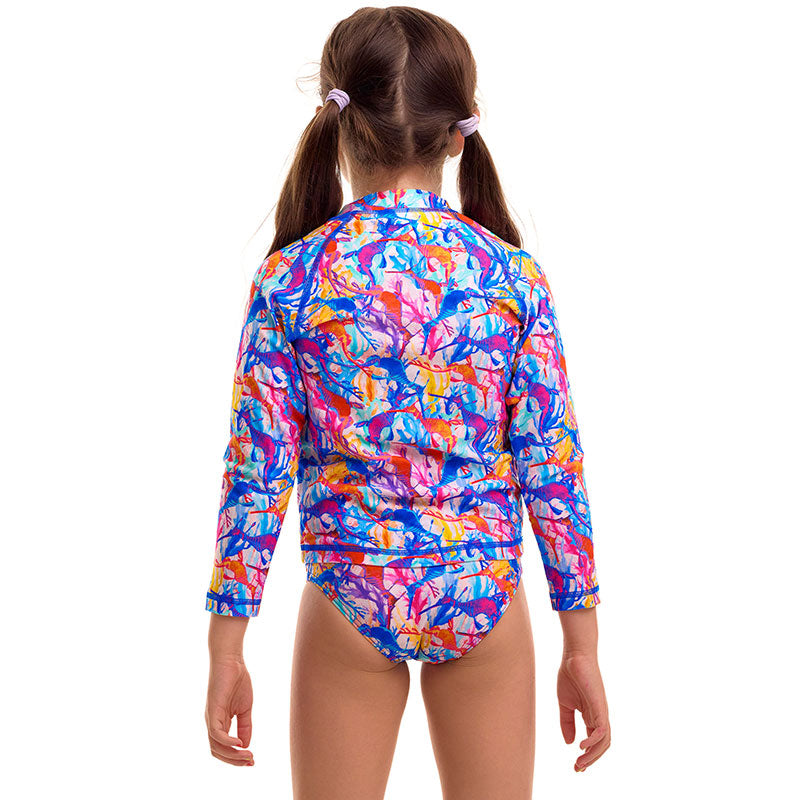 Funkita - Dreamy Weedy - Toddler Girls Eco Zippy Rashie & Brief